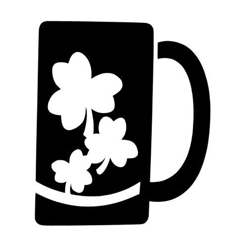 gsb17-31803 clover beer mug